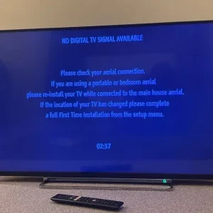 Toshiba 43” Smart TV with remote