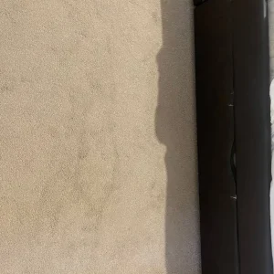 Double bed - brown faux leather - Image 4