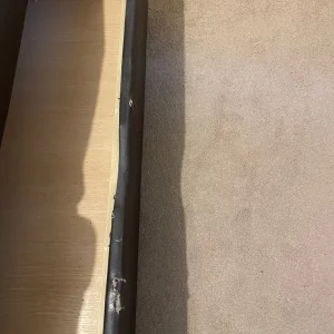 Double bed - brown faux leather - Image 5