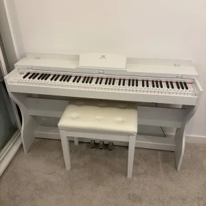 MUSTAR digital piano with grandma shark stool