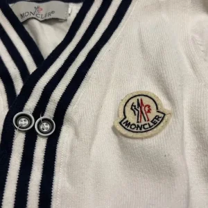 Moncler Kids Jacket White Navy - Image 4