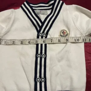 Moncler Kids Jacket White Navy