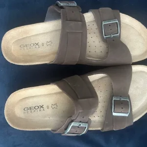 Mens brown suede sandals UK 9