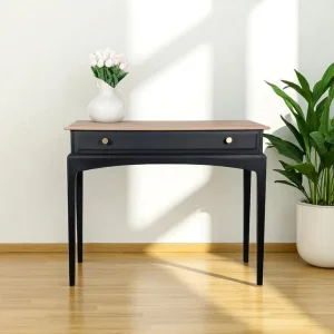 Vintage stag minstrel console table refurbished