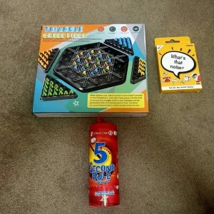 Three Board Games Set
