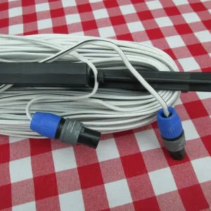 Twin Flex Wire Cable 50m PA Speaker Extension with Speakon Connections - Image 2