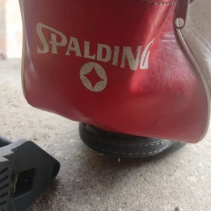 Spalding golf bag with Dunlop clubs and assorted gear - Image 6