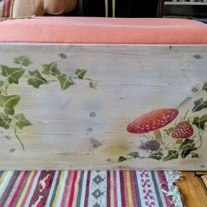 Storage trunk chest with padded seat