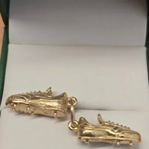 9ct Gold Football Boots Pendant - Image 2