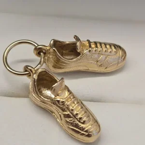 9ct Gold Football Boots Pendant