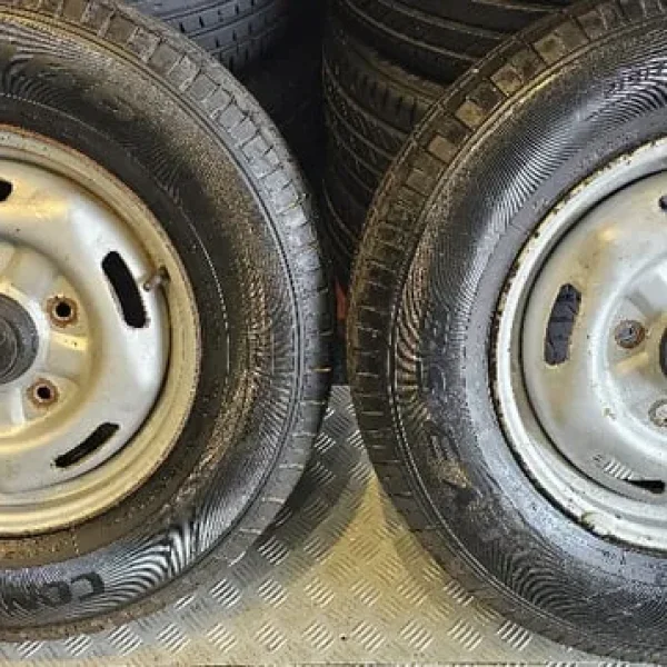 Ford Transit 16-inch steel wheels and two tyres