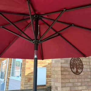 Garden Parasol 2.3m with tilt and winding mechanism - Image 4