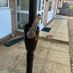 Garden Parasol 2.3m with tilt and winding mechanism - Image 5