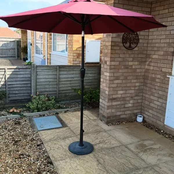 Garden Parasol 2.3m with tilt and winding mechanism