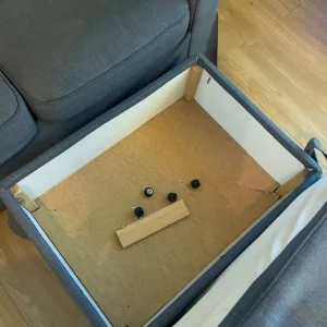 Sofa & foot stool - Image 7