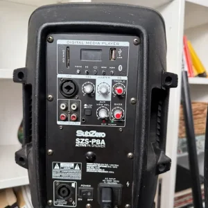 SubZero 200W 8" PA System with Digital Media Player & Stands - Image 4