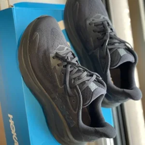 Black Hoka Clifton 10 running shoe for men - Image 5