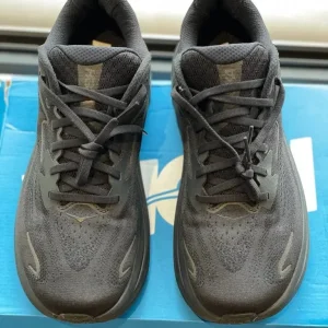 Black Hoka Clifton 10 running shoe for men - Image 6