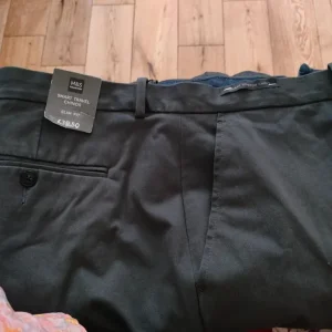 M&S men's charcoal trousers