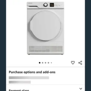 White Knight condenser tumble dryer 8kg - Image 7