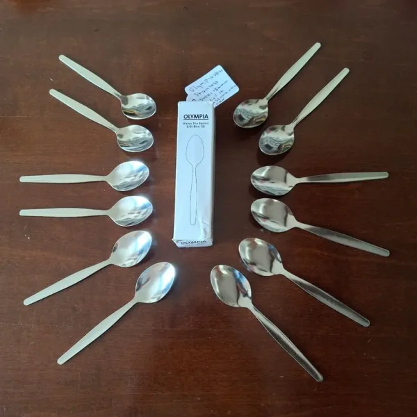 Olympia Kelso Stainless Steel Teaspoons Pack of 12