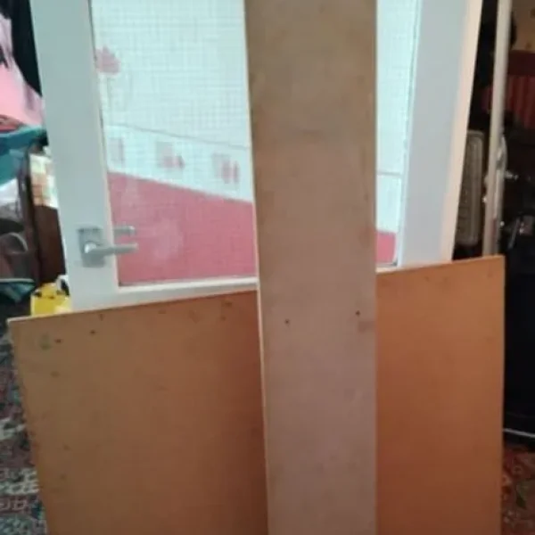 7ft and 48x36 inch wood pieces