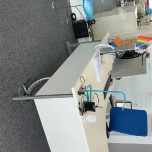 Fixed Corner Desk - White - Image 2