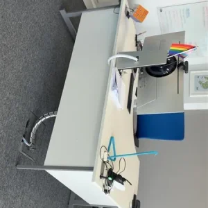Fixed Corner Desk - White