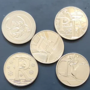 2019 10p 5 coin set (O,P,T,U-84k+R-64k mintage)