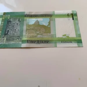 Two Uncirculated Jersey £1 Notes, Consecutive Serial Numbers, Mint - Image 2