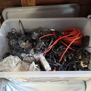 Assorted Power, Audio & Data Cables etc. - Image 2