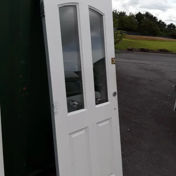 Aluminum panel door 33 x 78 inches