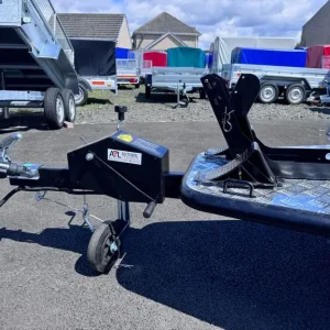 Foldable tiltbed trailer for motorbike transport - Image 2