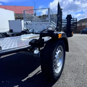 Foldable tiltbed trailer for motorbike transport - Image 3