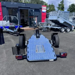 Foldable tiltbed trailer for motorbike transport - Image 6