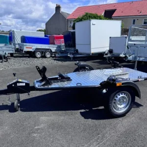 Foldable tiltbed trailer for motorbike transport - Image 7