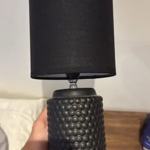 Bedside lamp black