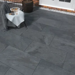 Royal Stones Bavaria Anthracite Porcelain Patio Tiles 1200x600x20mm - Image 5