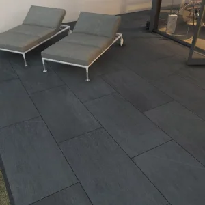 Royal Stones Bavaria Anthracite Porcelain Patio Tiles 1200x600x20mm
