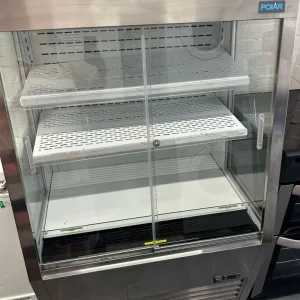 Commercial glass front food drink chiller