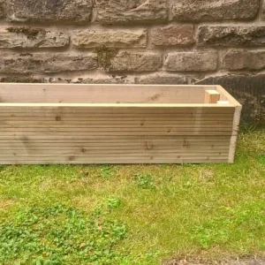 Hand made garden planter, 100cm wide - Image 2