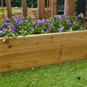 Hand made garden planter, 100cm wide - Image 5