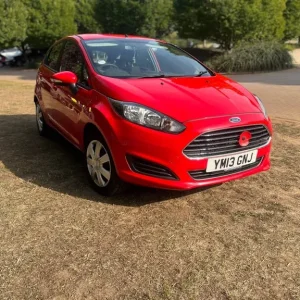 Ford Fiesta 2013 hatchback manual 1.2L red