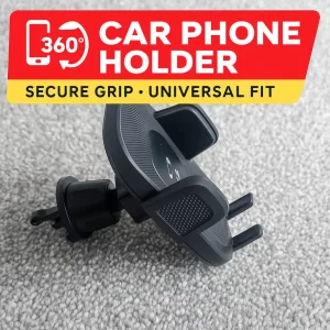 Universal Car Air Vent Phone Holder – 360° Rotation
