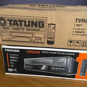 5 x VHS VCR Players – Sony, Toshiba, Panasonic, Tatung - Image 2
