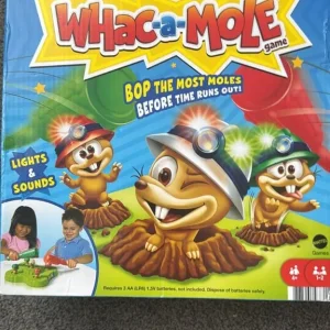 Wax a mole game and tiny polly pockets