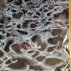 8Mtrs of Self Adhesive Vinyl Wrap Film for Kitchen Worktops, Black Marble Effect - Image 4