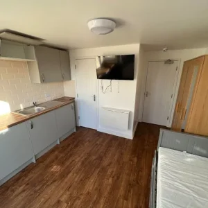 Self-contained studio with fast internet and free parking
