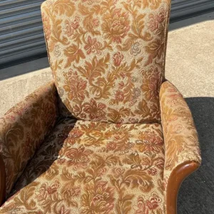 Vintage Parker Knoll 749 Froxfield Armchair – Original Tapestry Fabric - Image 3