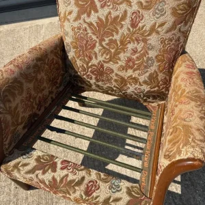 Vintage Parker Knoll 749 Froxfield Armchair – Original Tapestry Fabric - Image 7